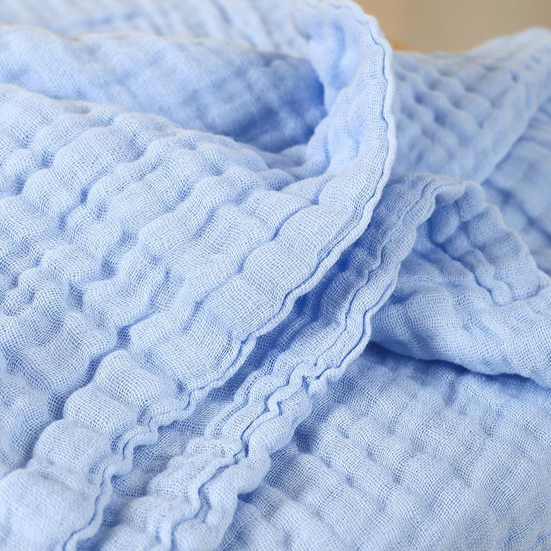 Six Layer Plain Gauze Bath Towel Newborn Bubble Cotton Swaddle Blanket Baby Autumn Winter Swaddle Quilt