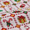 6Pcs/10Pcs Christmas Style Print Cotton Fabric DIY Patchwork Sewing Accessories
