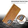 LC.IMEEKE For iPhone 16 Pro Max Case Calf Texture PU Leather Stand Wallet Phone Cover