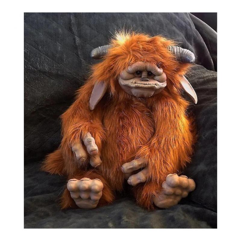 Labyrinth Ludo Baby Doll Red Bigmouth Animal Plush Doll Ornaments