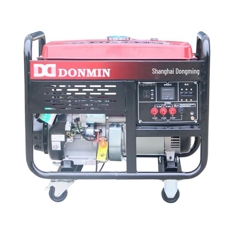Трехфазный резервный бензиновый генератор DONMIN 8 кВт