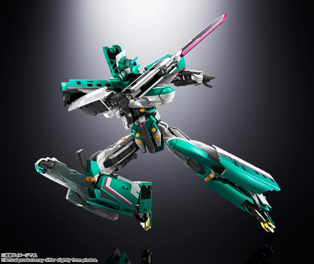 TAMASHII NATIONS Chogokin Damashii Shinkansen Henkei Robo Shinkalion E5 Hayabusa 260mm ABS Painted Movable Figure GX-115 Approx. & Die-cast