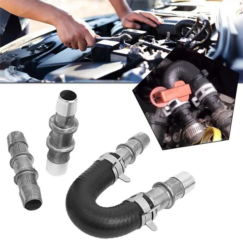 A65P-Upgrade Aluminum Engine Heater Core Bypass Hose Kit U-Tube Hose For Boeeda 626-001