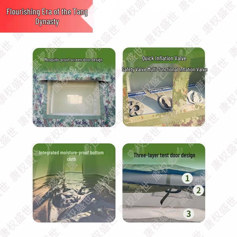 Outdoor Camouflage Fast Inflatable Tent