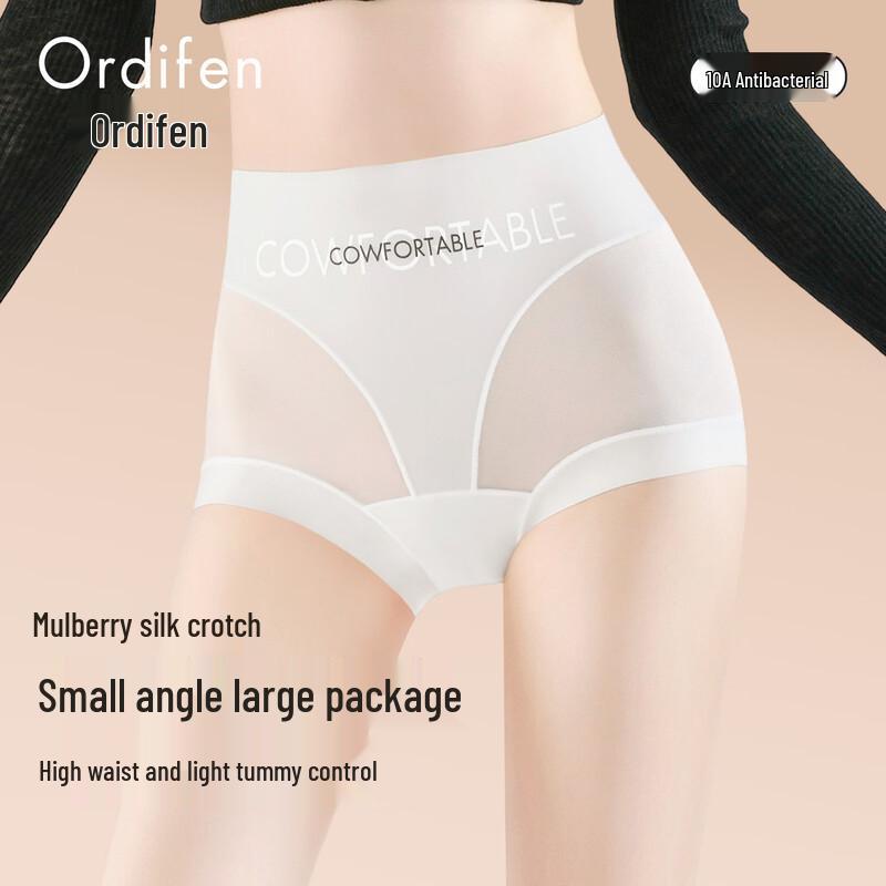 Oodifen Women s Seamless High-Waist Tummy Control Briefs 2XL