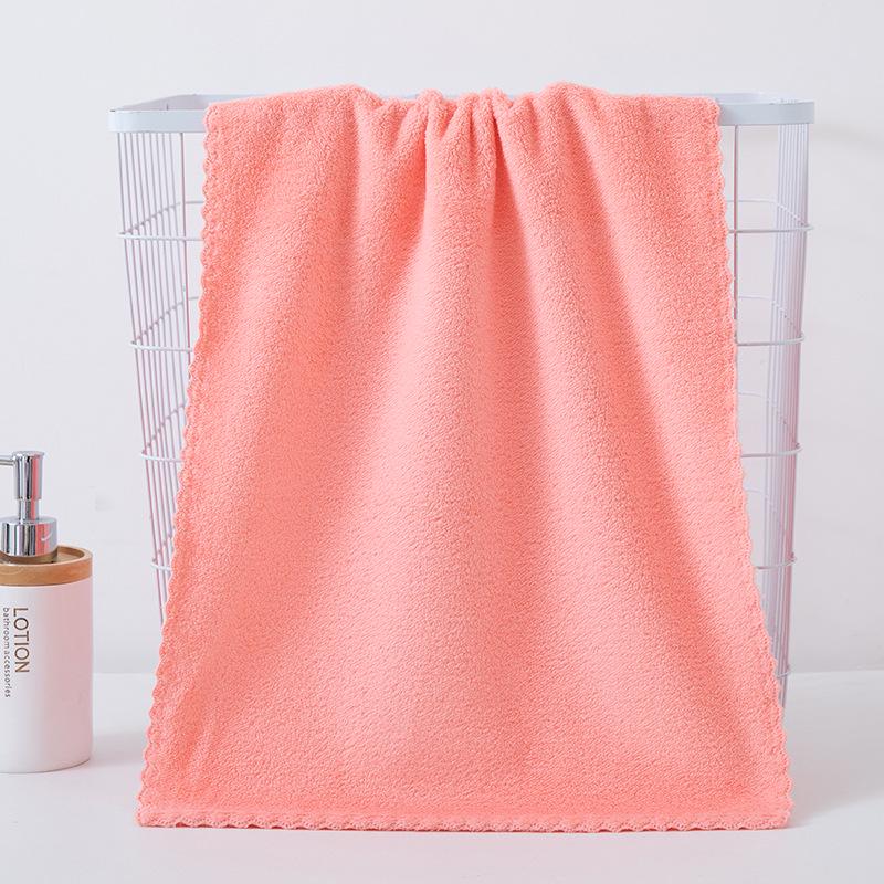 Coral Fleece Towel Set: Absorbent Bath & Face Towels with Customizable Gift Options
