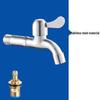 VEMUSE 304 Stainless Steel Extended Single Cold Washing Machine Faucet