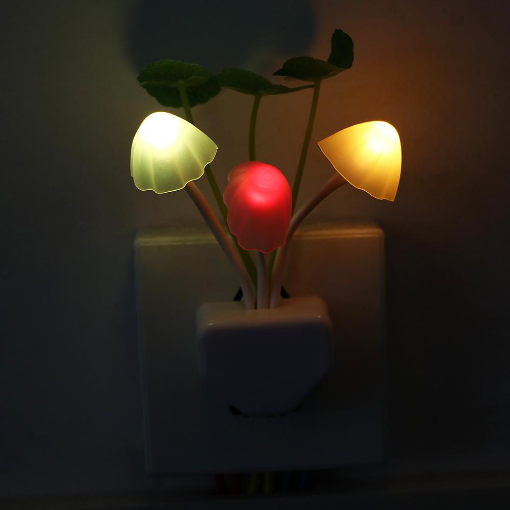 Bedroom Sensing Dream Romantic Control New Home Bed Sensor Control Mushroom Light Colorful LED Lamp