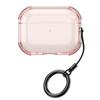 Transparent Earphone Case for AirPods Pro 3 TPU Shockproof Anti-drop Protective Case Cover with Lanyard Keychain