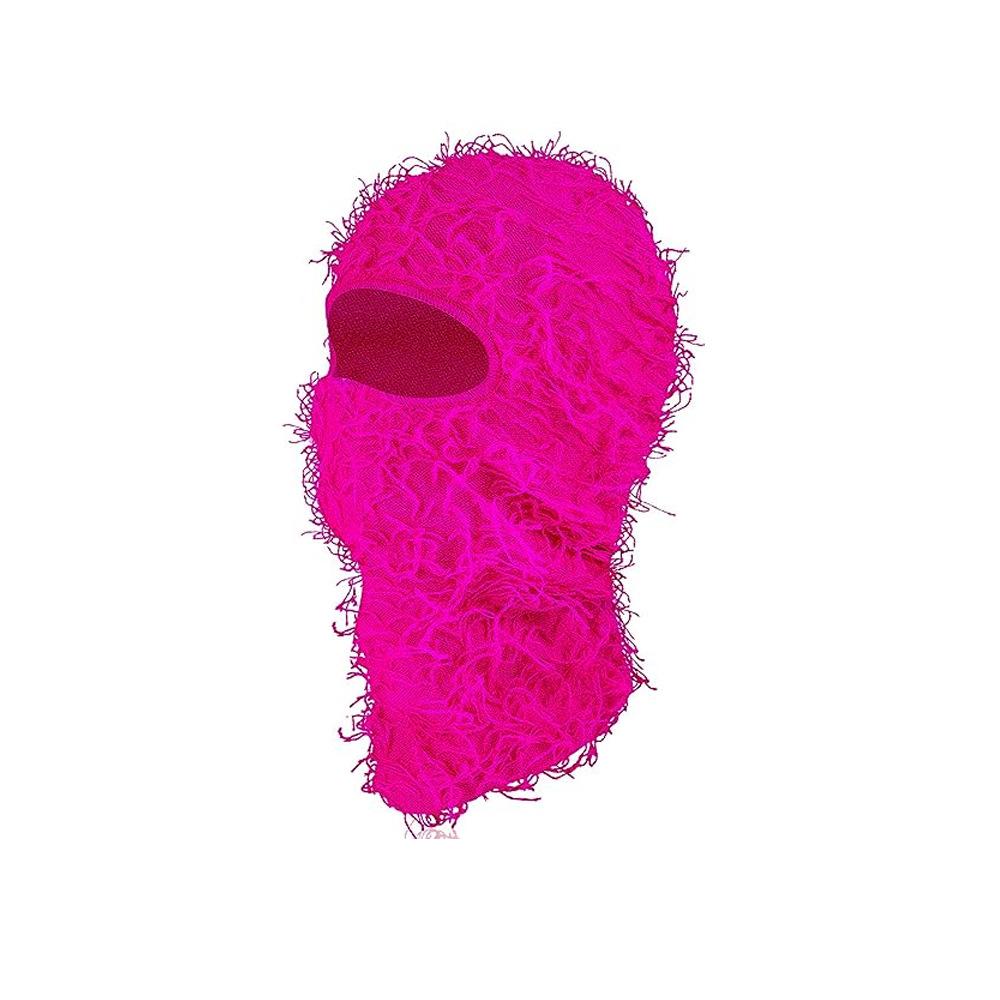 Balaklafa hat for men and women, funny acrylic knitted yarn head cover, outdoor skiing thermal mask