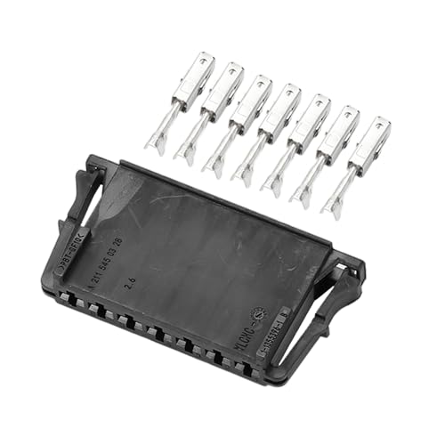 

Комплект разъемов для задних фонарей VekAuto 7 Pin, водонепроницаемый, 3,5 мм, пластиковый черный разъем для подключения провода для Mercedes Benz C Class W