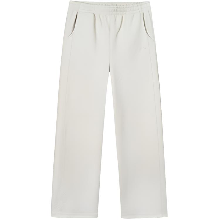 Anta Casual Simple Solid Color Loose Knit Sports Pants Women Bottoms 962537302-4