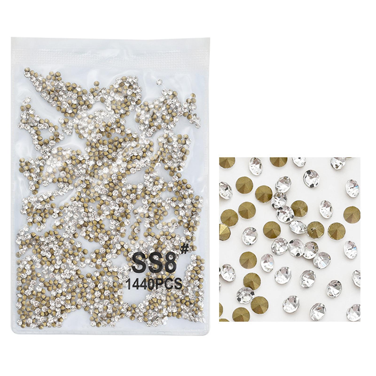 

1 пакет смоляних страз змішаного розміру з гострим дном, 3D шарми для нігтів, стрази, вироби для нігтів, нейл-арт для ентузіастів нігтів 5