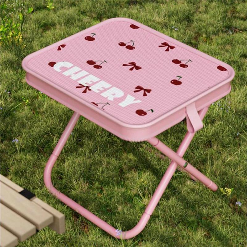 Good-Portable Picnic Folding Stool Pen Bag Folding Step Stool Suitable For Fishing Picnic Travel