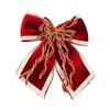 Christmas Decorations High-end Gold Velvet Bow Christmas Flocking Bow