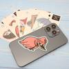 Moomin [Big Seal] Die-cut vinyl sticker/Ninni Scandinavia