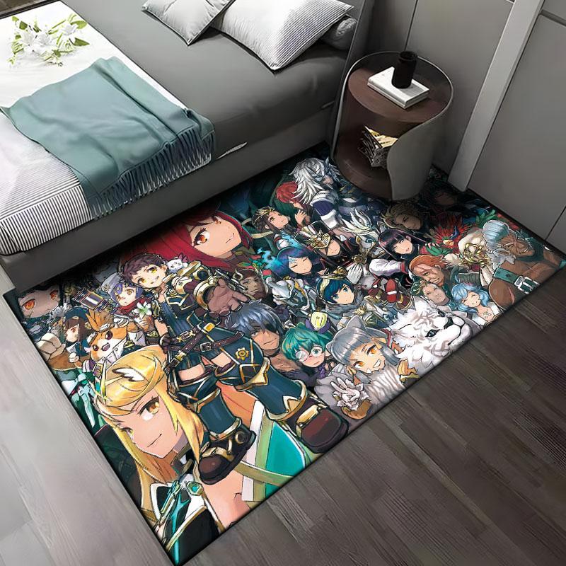 

Xenoblade-Chronicles Game Pattern Rug 15 Sizes for Living Room Bedroom Bathroom Creative Doormat Home Decor Carpet 60x90(23x35in)