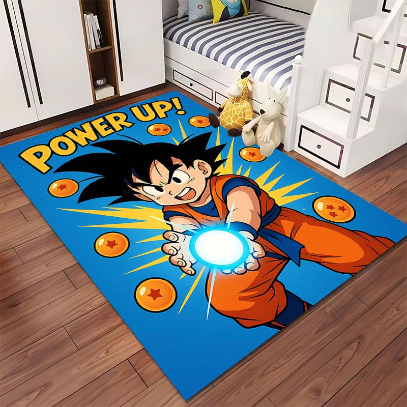 Anime Hero with Dragon Balls suitable as a non-slip mat for the living room or bedroom sofa