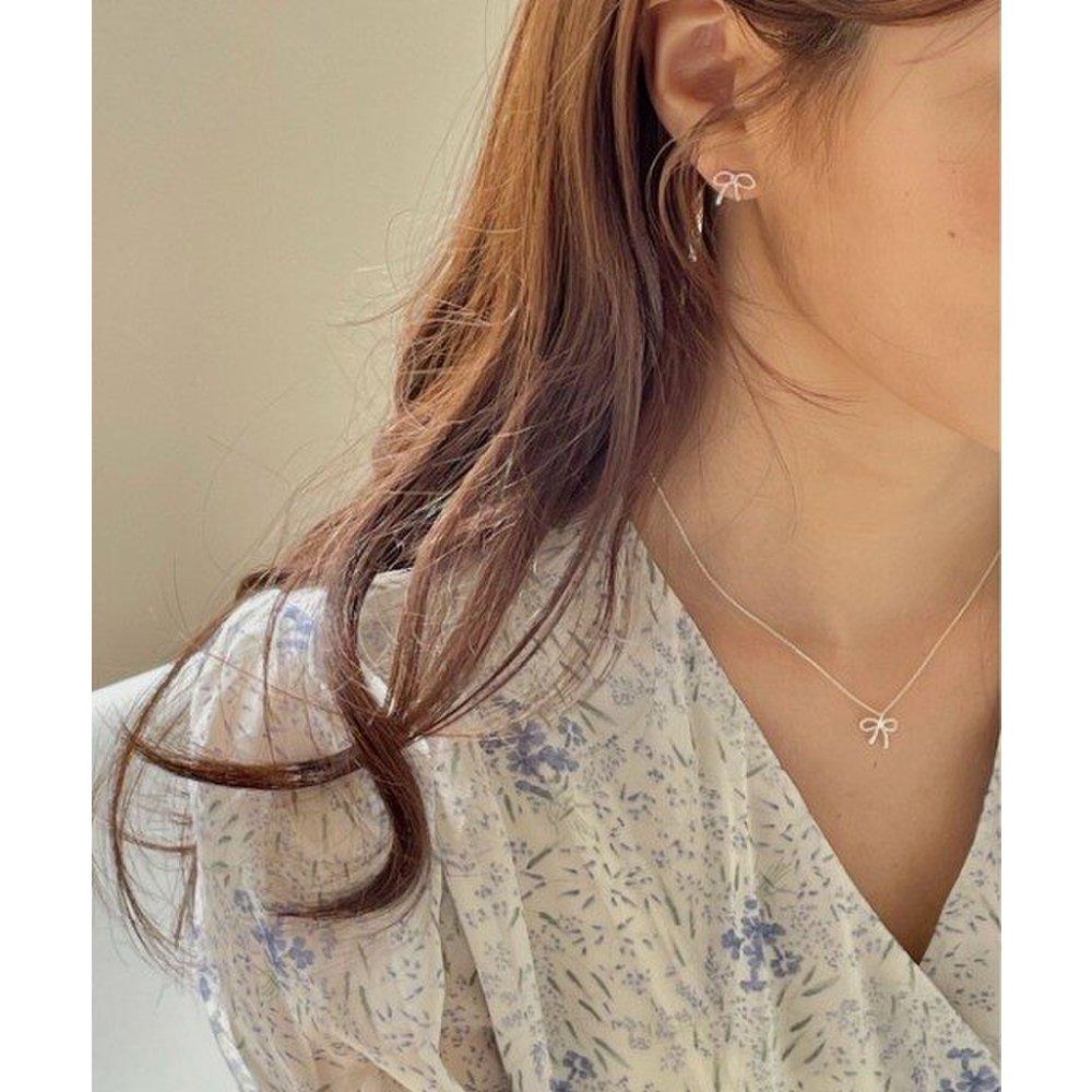 (Silver 925) Rope Ribbon Necklace