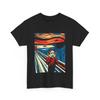 T-shirt Pesante The Scream Remix, Maglietta Artistica Edvard Munch, T-shirt Grafica Unisex
