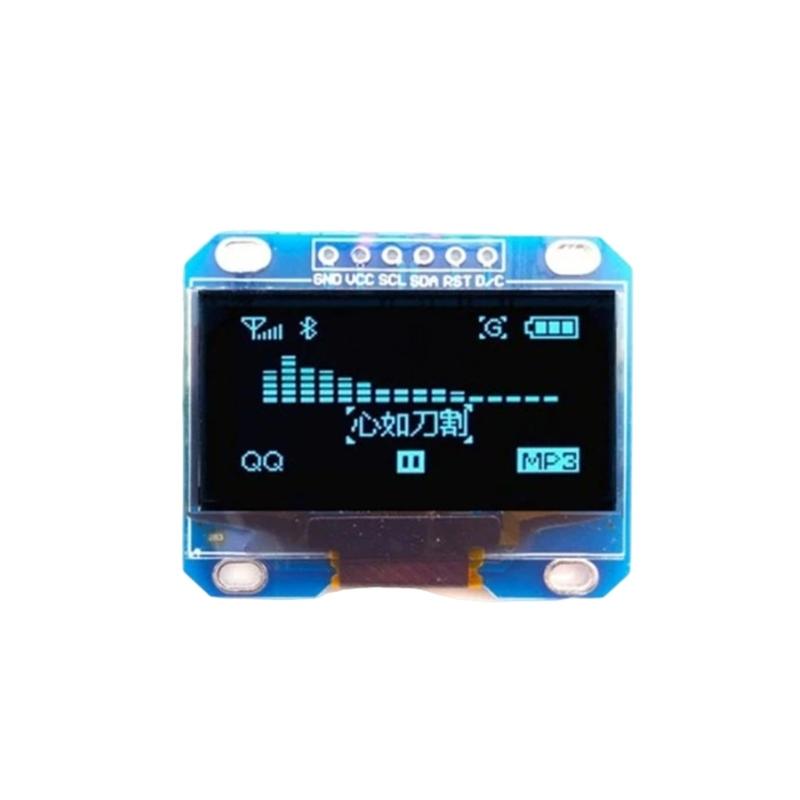 

1.3inch LED Module White Blue SPI 128X64 LCD LED Display Module 1.3inch SPI Communicate Electronics Project