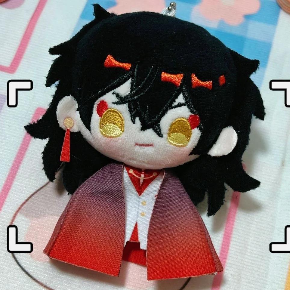 10cm Luxiem Plush Pendant Toys Mysta Luca Ike Shoto Vox Shu Yamino Mini Doll Cotton Stuffed Bag Decor Rings for Vtuber Fans Gift