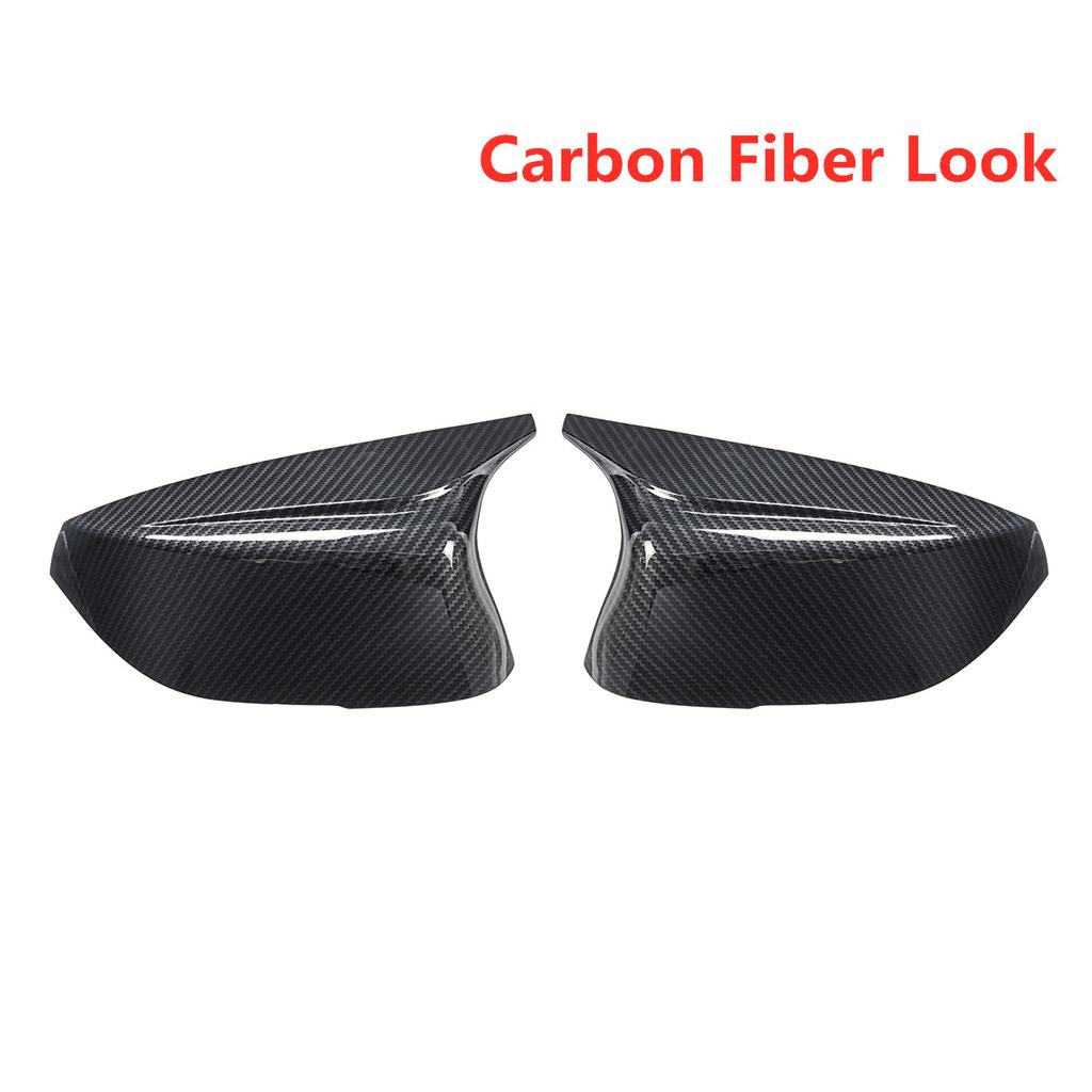 Pair Car Side Door Rearview Mirror Cover Caps For Infiniti Q50 Q60 QX30 Q70 2014- Car Rear View Mirror Cover Cap Case