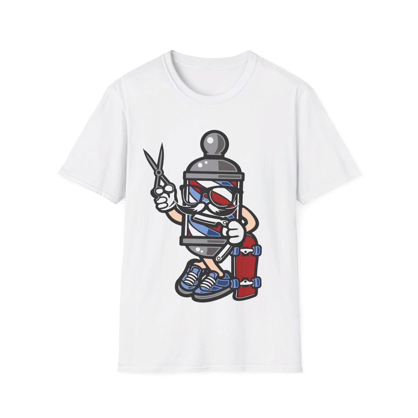 Unisex Softstyle T-Shirt, Graphic Tee, Urban Shirt S разноцветный
