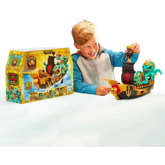 Jouet - WORLDS APART - Trésor X 41579 - Bateau Pirate Avec Figurines Et Trésors En or Véritable