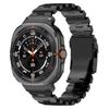For Samsung Galaxy Watch Ultra 47mm Titanium Alloy Watch Strap Butterfly Shape Wrist Band