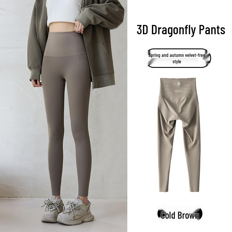Women's High Waist Hip-Lifting Winter Yoga Pants - Velvet Thickened, Warm, Slimming, Non-Bulky (2025 New Style)