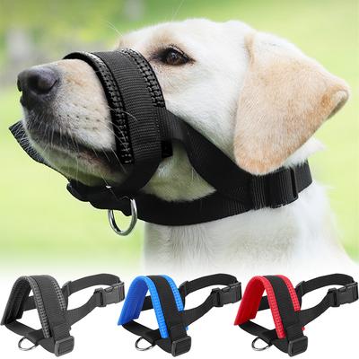 Anti Barking Dog Muzzle for Small Large Dogs Adjustable Mesh Breathable Pet Mouth Muzzles Dog Accessories