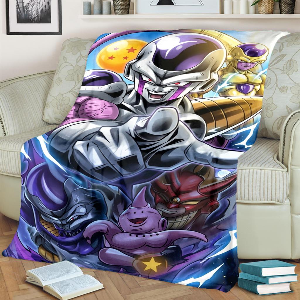 Dragon Ball! Blanket Flannel Soft Warm Print for Bedrooms, Sofas, Beds, Chairs, Picnics, Travel