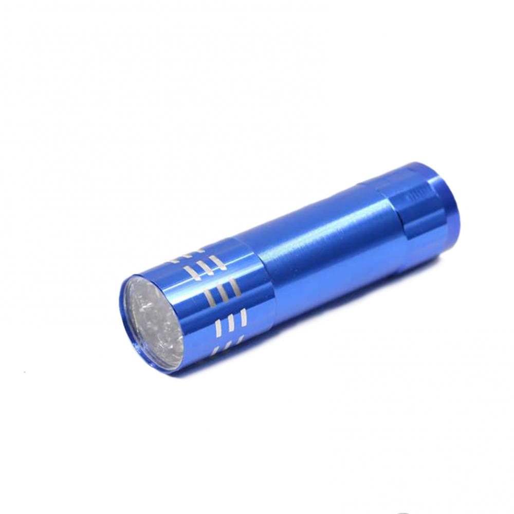 Light Torch Lamp Super Mini 9 LED Flashlight Ultraviolet Light Nail Dryer Nail Gel Mask Fast Drying Manicure Tool