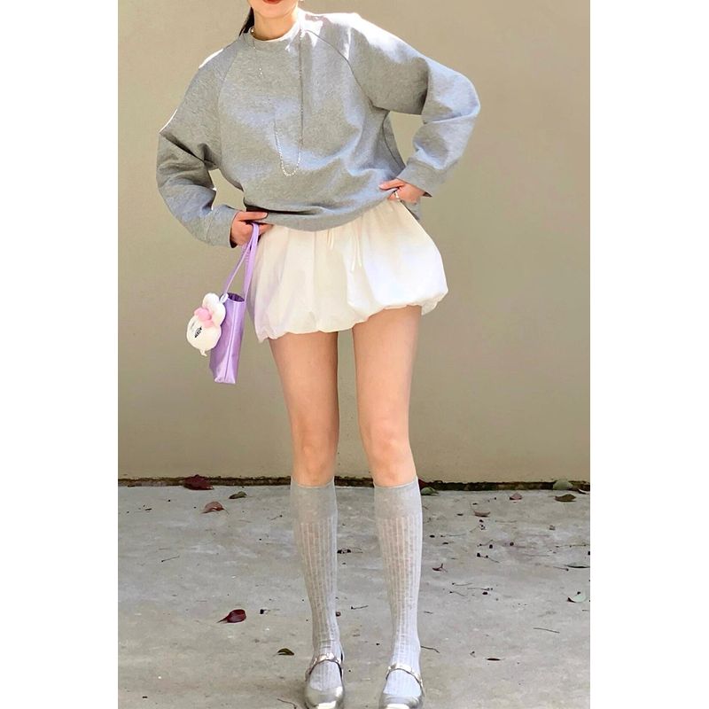 

SNRT Fashion Design Bud Short Skirt Female Summer Sexy Sexy High Waist A- line Elegant Slimming Skirt Slim White Dress White (high quality version) S