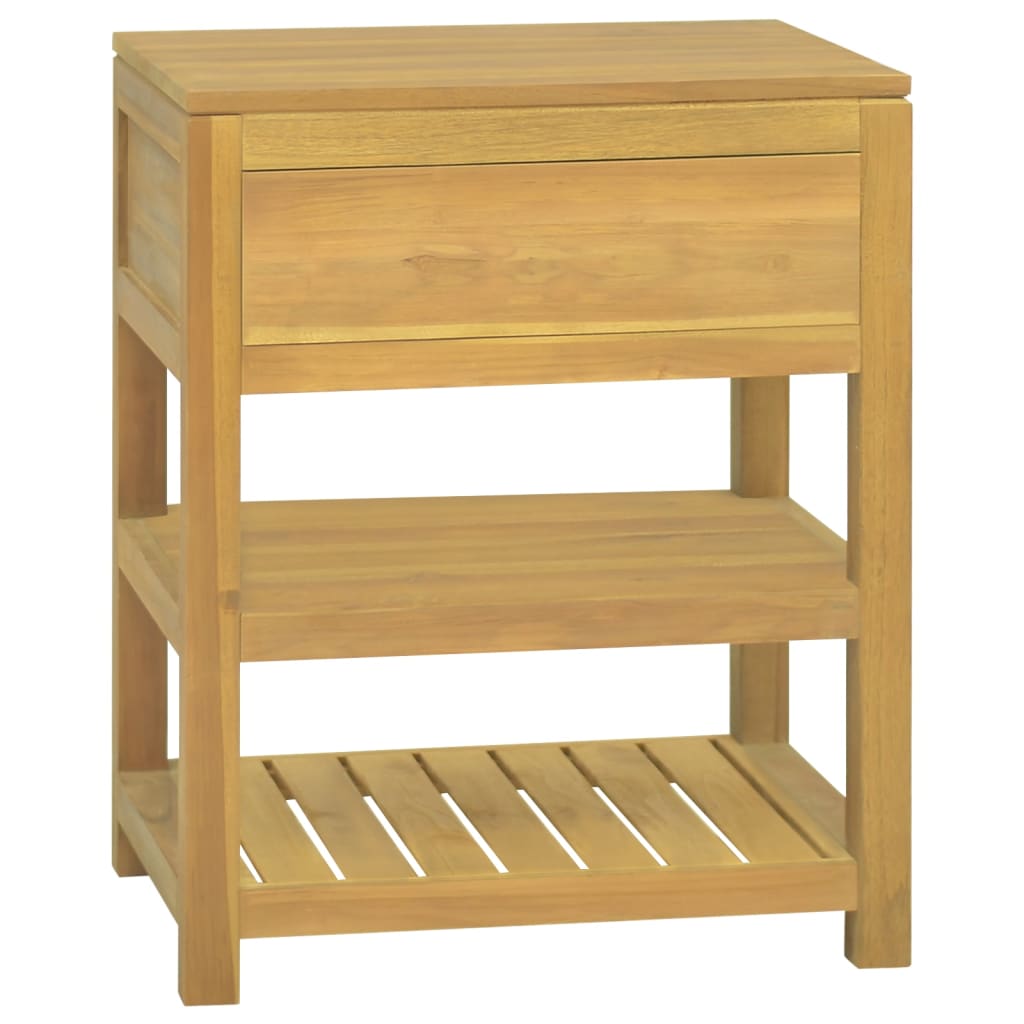 Bathroom Cabinet 60 x 45 x 75 cm Solid Teak Wood