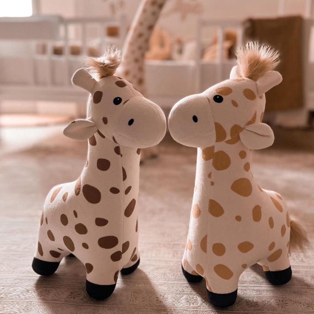 New Cute Giraffe Deer Plush Toy - Baby Comfort Doll for Children's Room Decoration
