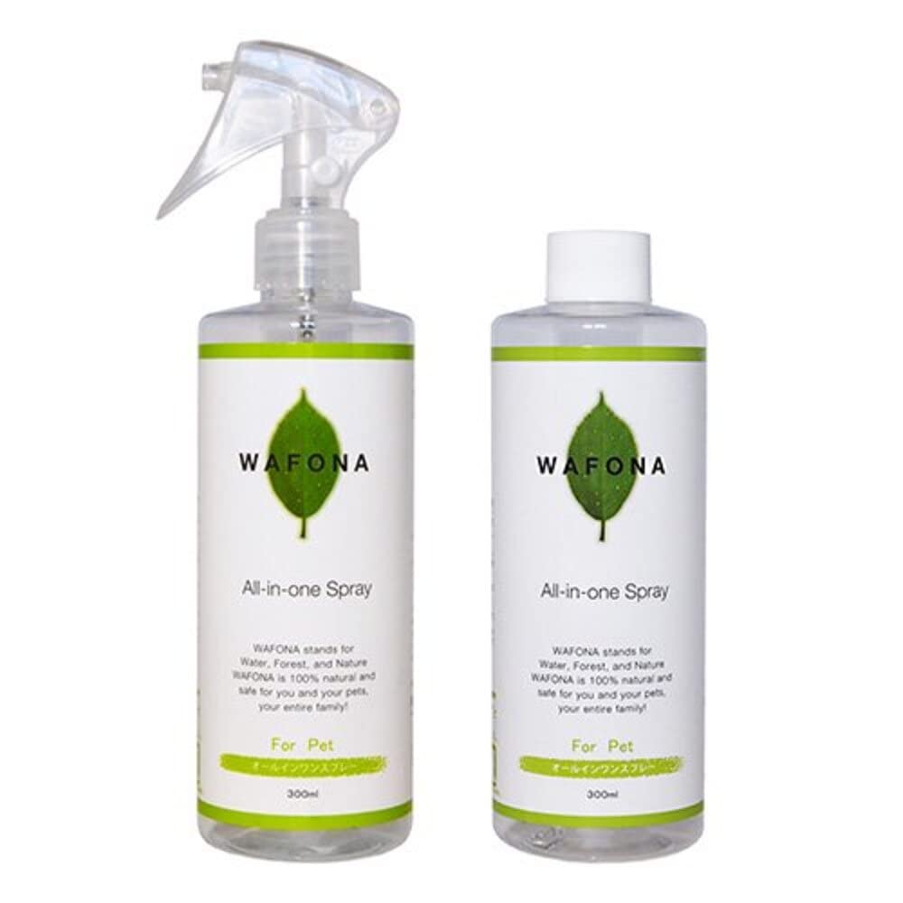 WAFONA Spray with 300ml Refill 300ml for Whole Body and Deodorizing All-in-One Nozzle, + Bottle, Set, Care, Disinfecting, (Dog Supplies)