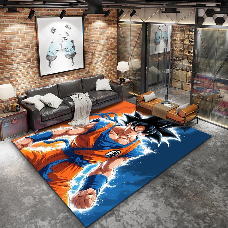 Son Goku Carpet Rug For Living Room Bedroom Home Sofa Decoration,kids Play Nonslip Floor Mat