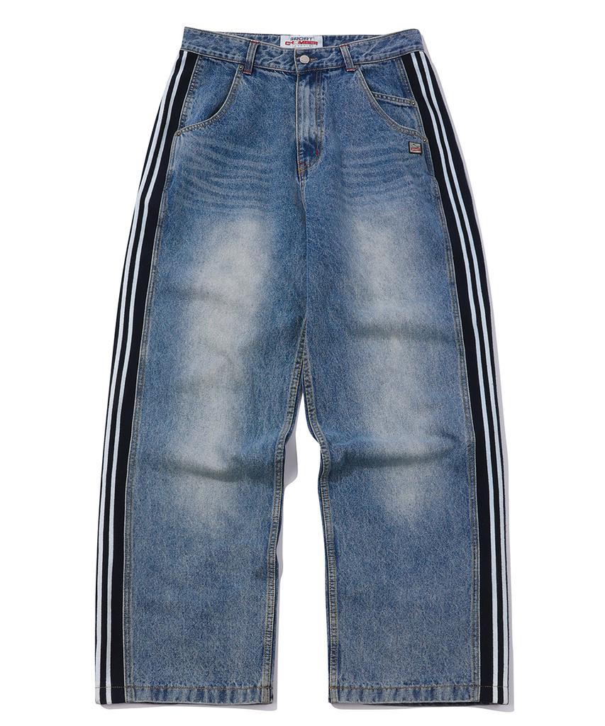 SPORT CHAMBER Sc Track Denim Pants (Blue)
