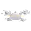 L8RE E27 Ceiling Fan with LED Light Ceiling Fan Lamp Remote Controlled Fan Ceiling Light Perfect for Bedroom and Kitchen