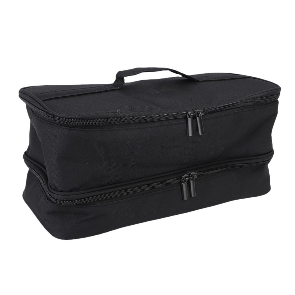 Double Layer Carrying Case Portable Hair Dryer Tools Organizer Bag Large Capacity Travel Storage Bag