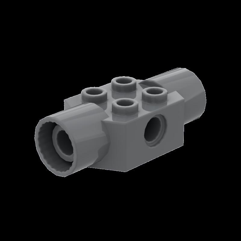 50g Small Particle Interlocking Blocks MOC 2x2 Brick with Dual Side Pin Holes Standard