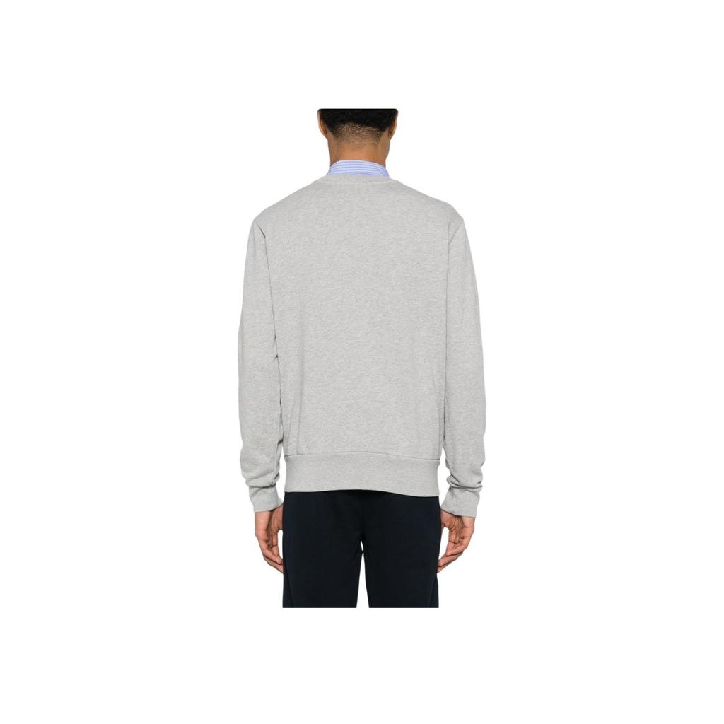 Polo Ralph Lauren Solid Logo Embroidered Crew Neck Long Sleeve Sweatshirt Men Sweatshirt Gray 710916689-020