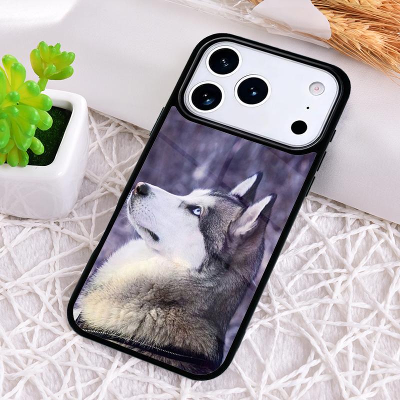 Siberian Husky Dog Shockproof Phone Case for iPhone 17 Air 16e 15 11 12 14 13 Pro Max Cover Coque