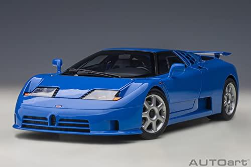 AUTOart 1/18 Scale Bugatti EB110 SS French Blue Finished Model 70917