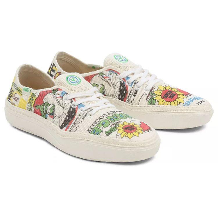 Vans נעלי סניקרס יוניסקס מרובות צבעים Circle Vee Eco Theory - אקו פוזיטיביות VN0A4BWLARG