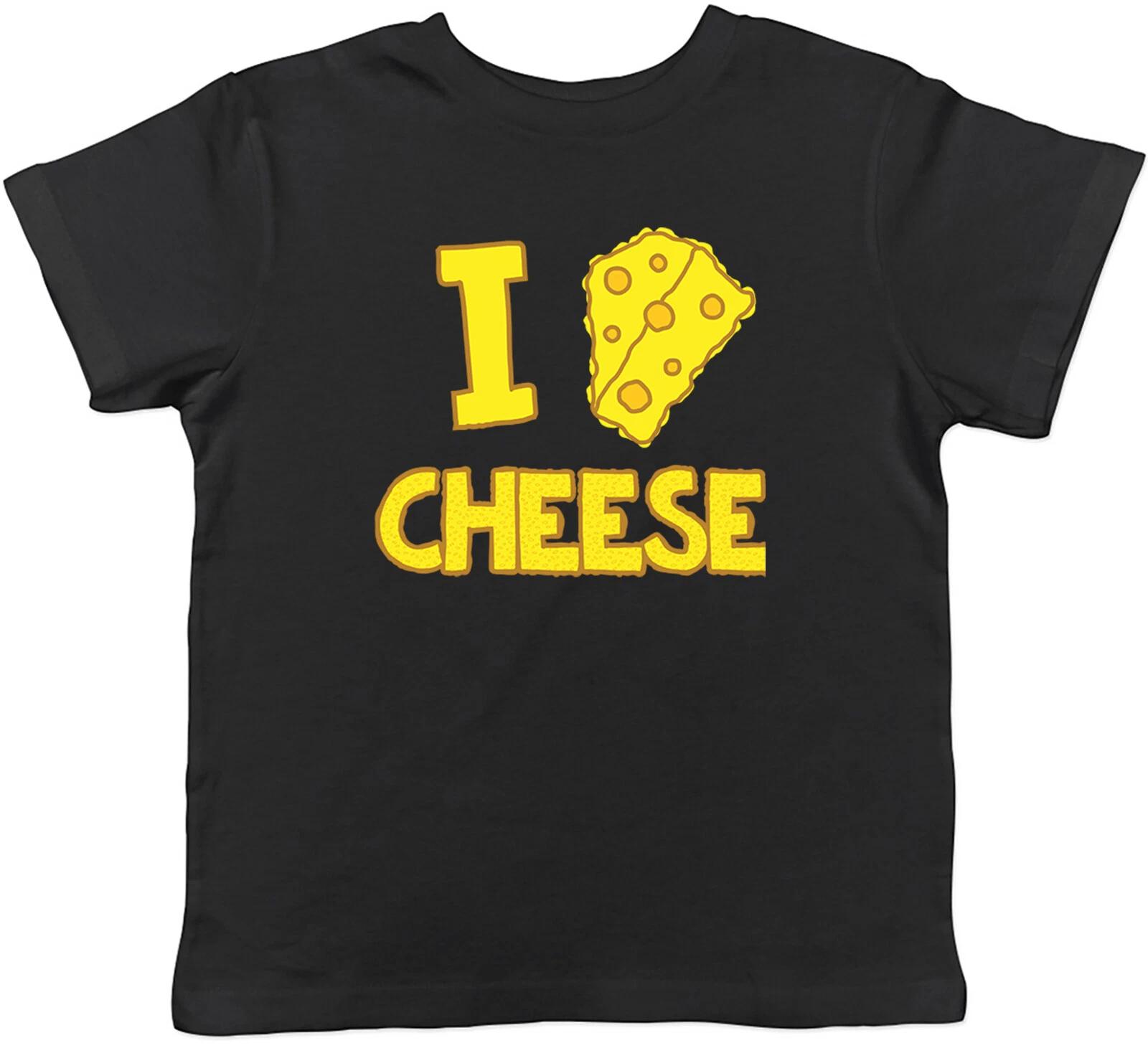 I Love Cheese Childrens Kids T-Shirt Boys Girls 110