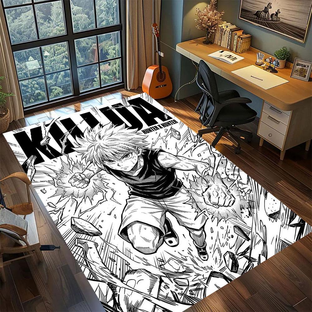 

Hunter anime character Carpet for Living Room Bedroom Home Decor Cool Movie Mat Play Floor Mat 60x90cm