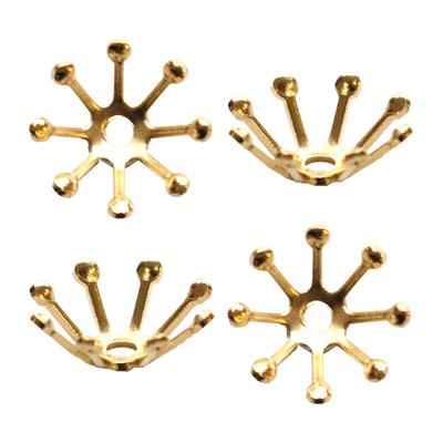 Nippon Chuko NBK Chrysanthemum Seal 10mm 20 Parts, Gold, Wide, Pieces, A24-11-20